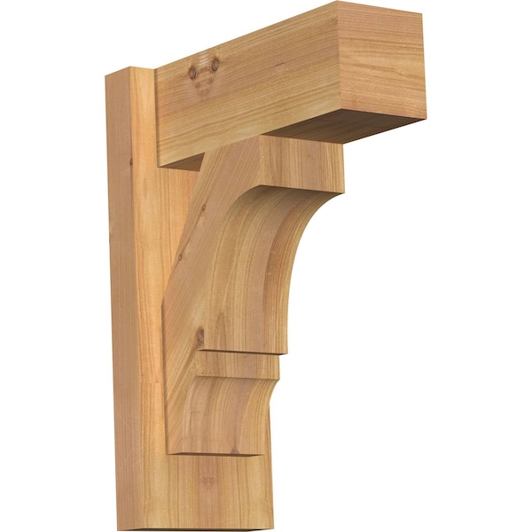 Ekena Millwork Balboa Block Smooth Outlooker, Western Red Cedar, 5 1/2"W x 12"D x 16"H OUT06X12X16BOA05SWR - main